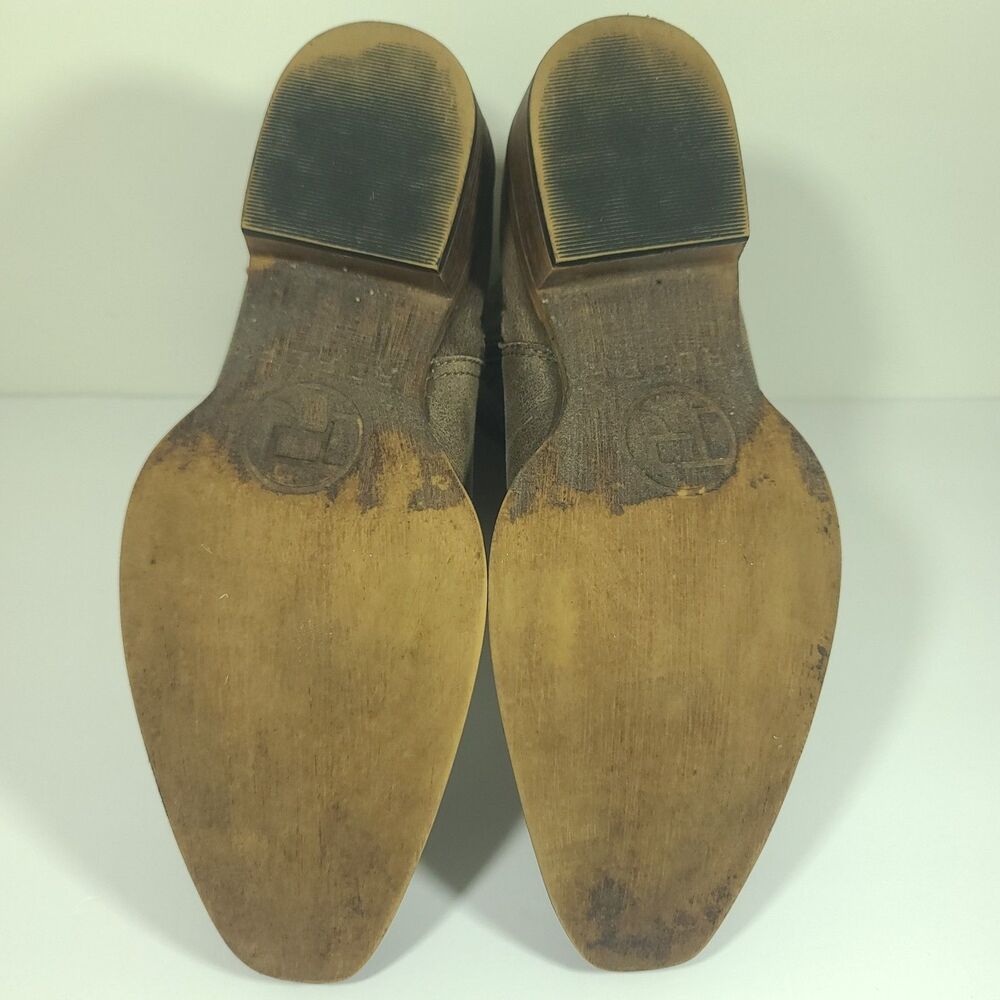 Roper Short Stuff Womens Size 11 Western Boots Ankle Booties Brown Side Zip EUC - Picture 15 of 16